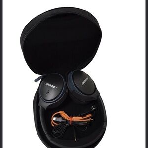 HEADPHONES: BOSE MODEL SOUNDLINK BA2, BLACK,COMES WITH CASE